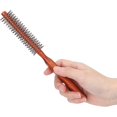 thumbnail image 1 of wonima44 Round Styling Hair Brush, Quiff Roll Circle Hairbrush Small Wood Curling Roller Hair Brush Unisex for Blow Drying Home Use, 1 of 1