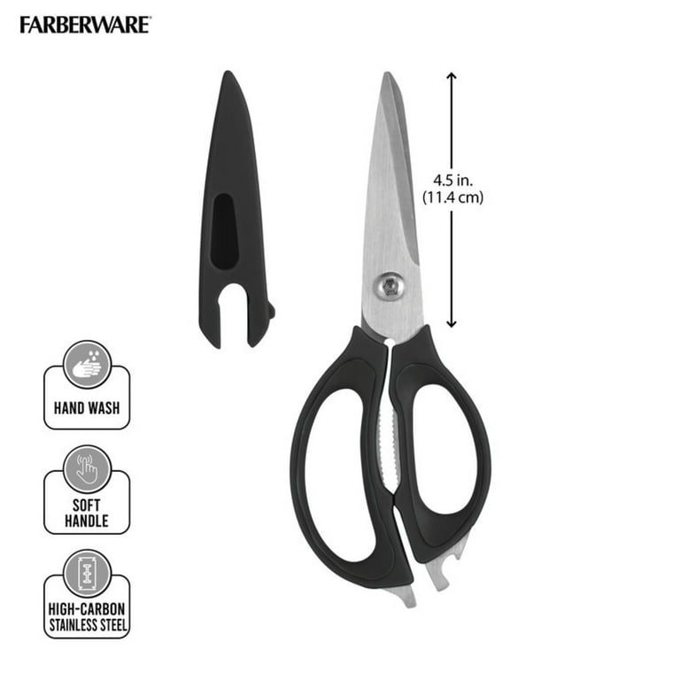 Kuhn Rikon Set of 2 Pro Shears with Soft Grip Handles