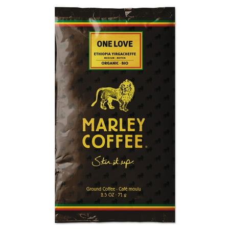 Marley Coffee Coffee Fractional Pack, One Love, 18/Box