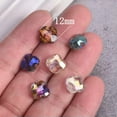 thumbnail image 6 of U8MO 10pcs 12mm Four Leaf Clover Faceted Flower Crystal Glass Loose Beads Jewelry DIY-12# Grayish Blue, 6 of 9