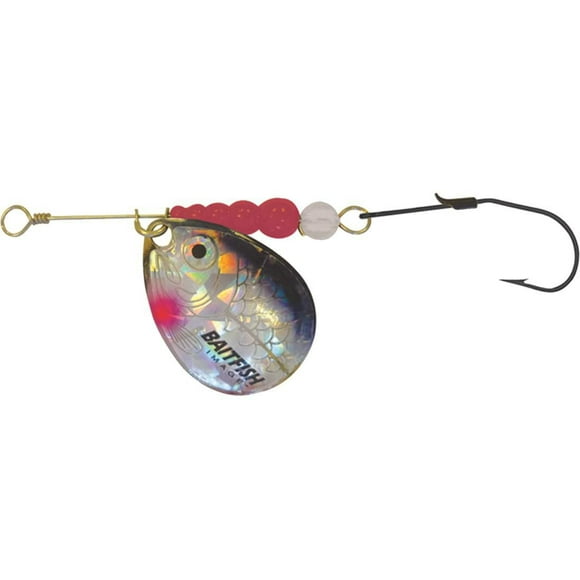 Northland RCHSS4-NR Crawler Hauler Speed Spinner 4 blade, 2 hook, Sil Shiner 1Pk, Crawler Hauler Speed Spinner