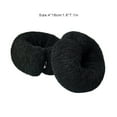 thumbnail image 3 of Guardurnaity Herramienta de rollo para mujer, anillo para el cabello, portátil, reutilizable, absorbente, elegante, para hacer moños, accesorios Cuidado del cabello Negro, 3 of 6