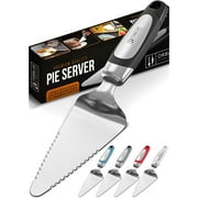 Orblue Pie Server, Essential Kitchen Tool, Serrated on Both Sides, Great for Right or Left Handed Chef, Stainless Steel Flatware, Cake Cutter
