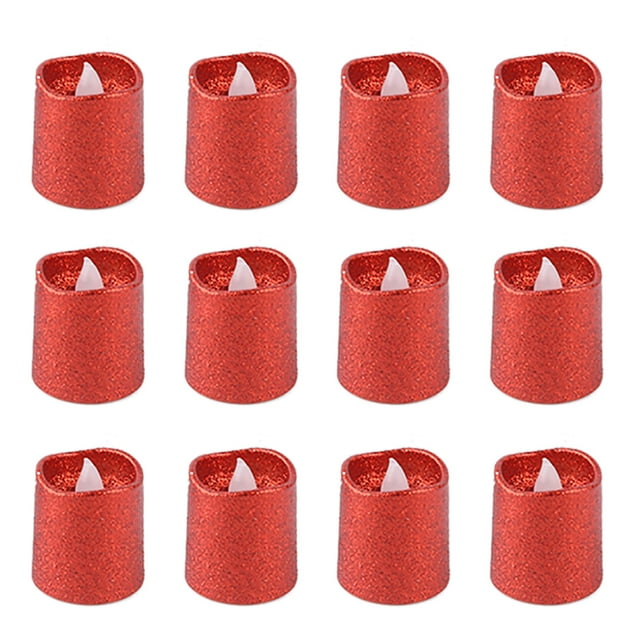 Coofit LED Candle Lights Plastic 12PCS Battery Operated Candle Flameless Candles