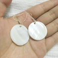 thumbnail image 3 of Pendientes AMOR SPES de Concha Marina Natural en Plata, 3 of 7
