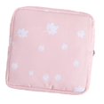 thumbnail image 2 of Bolsa Organizadora de Cosméticos para Mujer, Bolsa de Almacenamiento de Tampón de Maquillaje para Mujer, Bolsa de Almohadilla Sanitaria - se describe, Rosado Macarena Servilletero Sanitario, 2 of 8