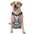 thumbnail image 1 of Goffa Moriah Elizabeth Pattern Dog Harness, No-Pull Pet Harness with 2 Leash Clips, Adjustable Soft Padded Dog Vest with Easy Control Handle for Large Dogs-Large, 1 of 6