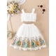 thumbnail image 2 of 2pcs Baby Girls Camisole Top & Mesh Flower Skirt Set Clothes, 2 of 5