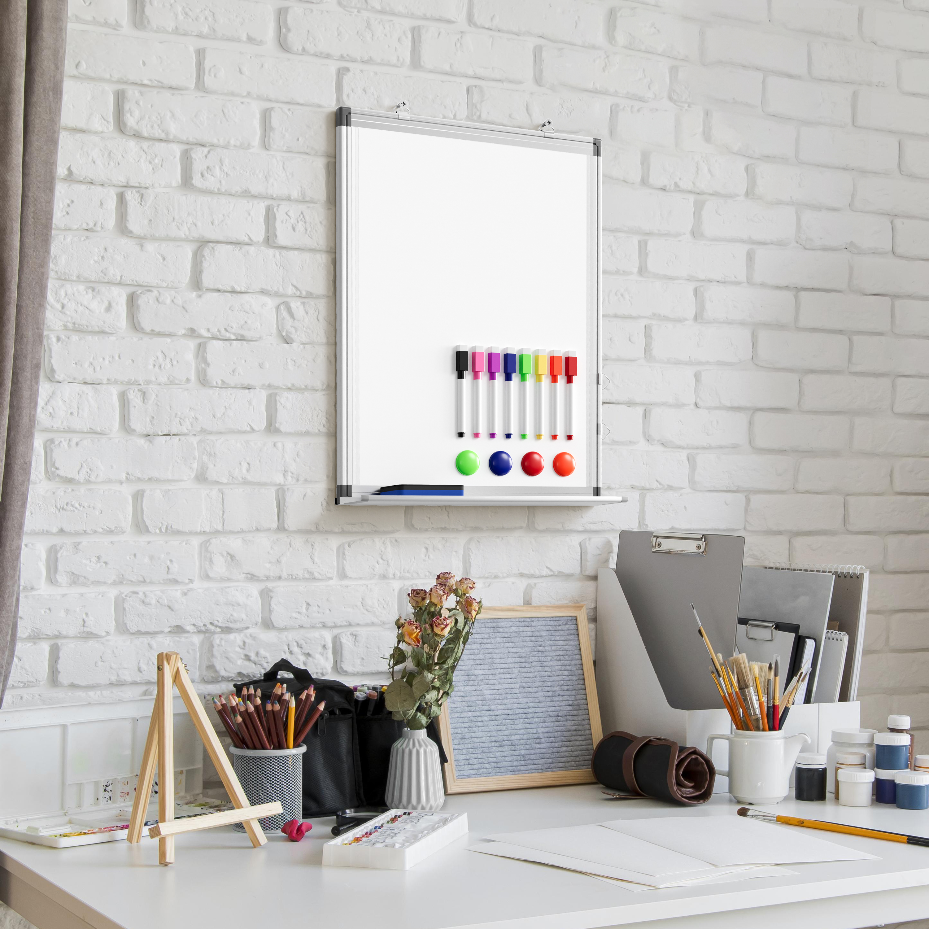 Tooloton 16" x 12" Magnetic Dry Erase Board photo 5