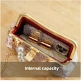 thumbnail image 5 of Pearl Evening Bag for Women Vintage Embroidered Floral Clutch Purse Evening Handbag Shoulder Crossbody Bags, 5 of 7