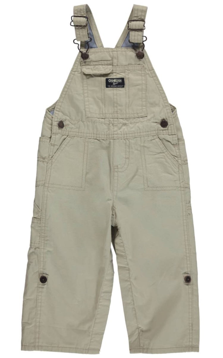 baby boy khaki overalls