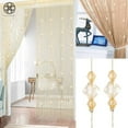 thumbnail image 3 of Luxtrada Crystal Beaded Curtain Tassel Curtain - Partition Door Curtain Beaded String Curtain Door Screen Panel Home Decor Divider Crystal Tassel Screen 100CMX200CM, 3 of 6