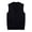 Black, variant on WREESH Fashion Vest Men'S Wool Sleeveless Waistcoat Loose Knitted Solid Color Cardigan Black