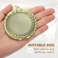 thumbnail image 5 of Uxcell Award Medal, Place Winner Medal with Yellow Neck Ribbon Prize Medal Gold, 5 of 7