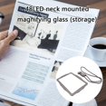 thumbnail image 2 of Easy Carry Neck Magnifier with 48 LED Light & Rechargeable Battery for Reading, 2 of 8