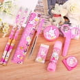 thumbnail image 4 of 9pcs Stationery Set, 9-piece Essentials Supplies Kit, Student Supplies, Ballpoint Pen, Pencil, Rubber Ruler Set, 4 of 5