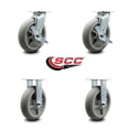 thumbnail image 2 of Lavex Lodging 274HKLGFXWH 274HKLGDRWH Housekeeping Cart Caster Set – SCC, 2 of 2