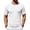 c01White, variant on Mens Knit Short Sleeve T Shirts Casual Crewneck Solid Color Shirt Summer Jacquard Textured Stretch Pullover Tees Yellow M