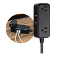 thumbnail image 2 of Cable de extensión Power Strip GE 82586 con 2 salidas y 3 puertos USB, 2 of 6