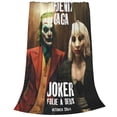 thumbnail image 3 of Joker Folie a Deux Poster Flannel Blanket Ultra-Soft Micro Fleece Throw Blanket For Bed Sofa Couch Car Office Unisex Adult Fuzzy Bed Blanket Cozy Kids Throw Blanket 60"x50", 3 of 8