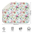 thumbnail image 2 of Microfibre Drying Mat for Kitchen Pioneer Dish Drying Drainer Mat Absorbent Colorful Floral Drying Mat Washing Up for Glass, Plate & Cup 18inch X 24inch, 2 of 5