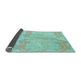 thumbnail image 2 of Ahgly Company Indoor Rectangle Abstract Light Blue Modern Area Rugs, 8' x 10', 2 of 4