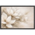 thumbnail image 6 of Framed Canvas Print Flower Wall Art Modern Decorative for Living Room Bedroom - 24"x36" BLACK, 6 of 8