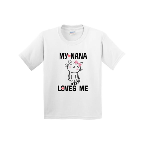 Inktastic My Nana Loves Me Girls Youth T-Shirt