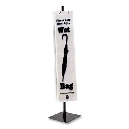

Tatco Wet Umbrella Bag Stand Powder Coated Steel 10w x 10d x 40h Black (57019)