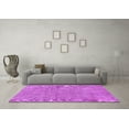 thumbnail image 3 of Ahgly Company Indoor Rectangle Abstract Purple Modern Area Rugs, 2' x 5', 3 of 4