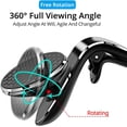 thumbnail image 3 of Magnetic Phone Mount for Car Vent, Strong Magnet Cell Phone Holder Car Hands Free Cradle in Vehicle, 360° Rotation Magnetic Car Phone Holder Mount Fit for iPhone,All Smartphones-Black, 3 of 5