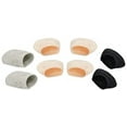 thumbnail image 3 of 5 Pairs Of Cotton Toe Topper Liner Socks, Ladies Women Semi Toe Socks, 3 of 4