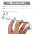 thumbnail image 2 of Shisuyan Hand Screwdrivers Offset Screwdrivers Ergonomic Design Silver Steel 3Pcs 5.7X1.5X0.3In, 2 of 8