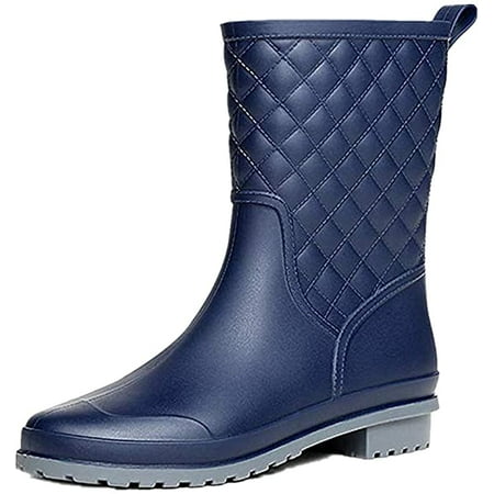 

Women s boots rain boots garden shoes black card size 37