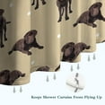 thumbnail image 6 of Cute Labrador Shower Curtain 36"x72" ,Bathroom Decorative Shower Curtains Set with 12 Hooks,Modern Waterproof Washable Shower Curtain, 6 of 6