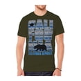 thumbnail image 1 of Men's California Republic Blue Tribal Pattern T-Shirt - Olive - 3X-Large, 1 of 1
