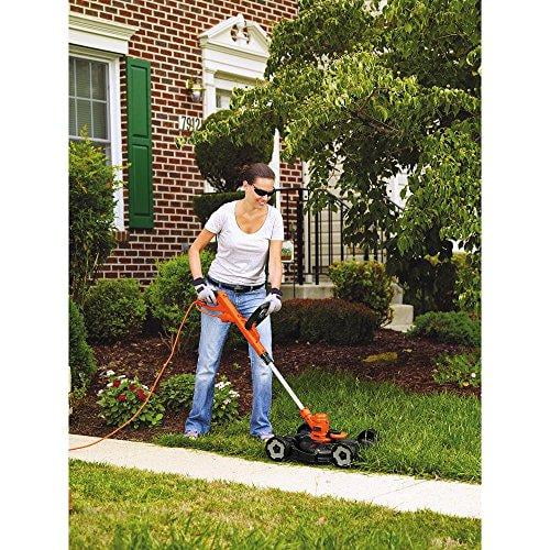 Lawn mower with edger trimmer deals