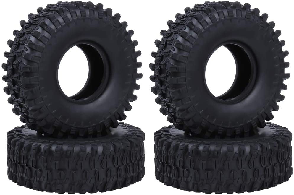 Shaluoman 4PCS 4.7 Inch Outer Diameter RC Crawler Tires 1.9 Inch Tires for Axial SCX10 90047 Traxxas TRX-4
