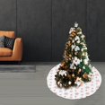 thumbnail image 4 of para árbol de Navidad, tejida de gruesa de 35,43 pulgadas, alfombra suave de año para decoraciones navideñas para árboles de 90 cm rojo BLESIY Falda de árbol, 4 of 7