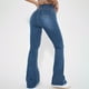 thumbnail image 3 of Gibobby Jeans dama Pantalones de mujer cómodos y de cintura alta pantalones vaqueros de pierna ancha de moda(Azul,CH), 3 of 5