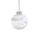 thumbnail image 2 of Bola de Plástico Transparente de 3,14 Pulgadas para Navidad, con Rayas Adhesivas Blancas y Perlas Colgantes, para Decoración de Árbol de Navidad., 2 of 6