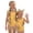 #A10-Earthy Yellow, variant on Abcomgle Baby Girl Swimsuit Ruffled Stretchy One Piece Swimsuits for Little Girls Cute Sunflower Print Bathing Suits for Girls