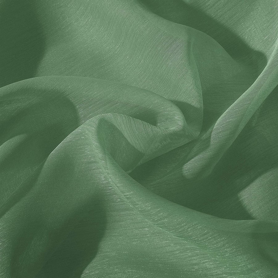 Dainty Home Malibu Textured Semi-Sheer Grommet Top Curtain Panel Pair, 108" x 84" In Sage