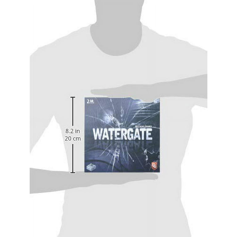  Capstone Games: Watergate, Strategy Board Game, History of  Watergate Included with Game, 2-Player Game of The Year 2019, Ages 12 and  Up, Cover Color May Vary : Toys & Games