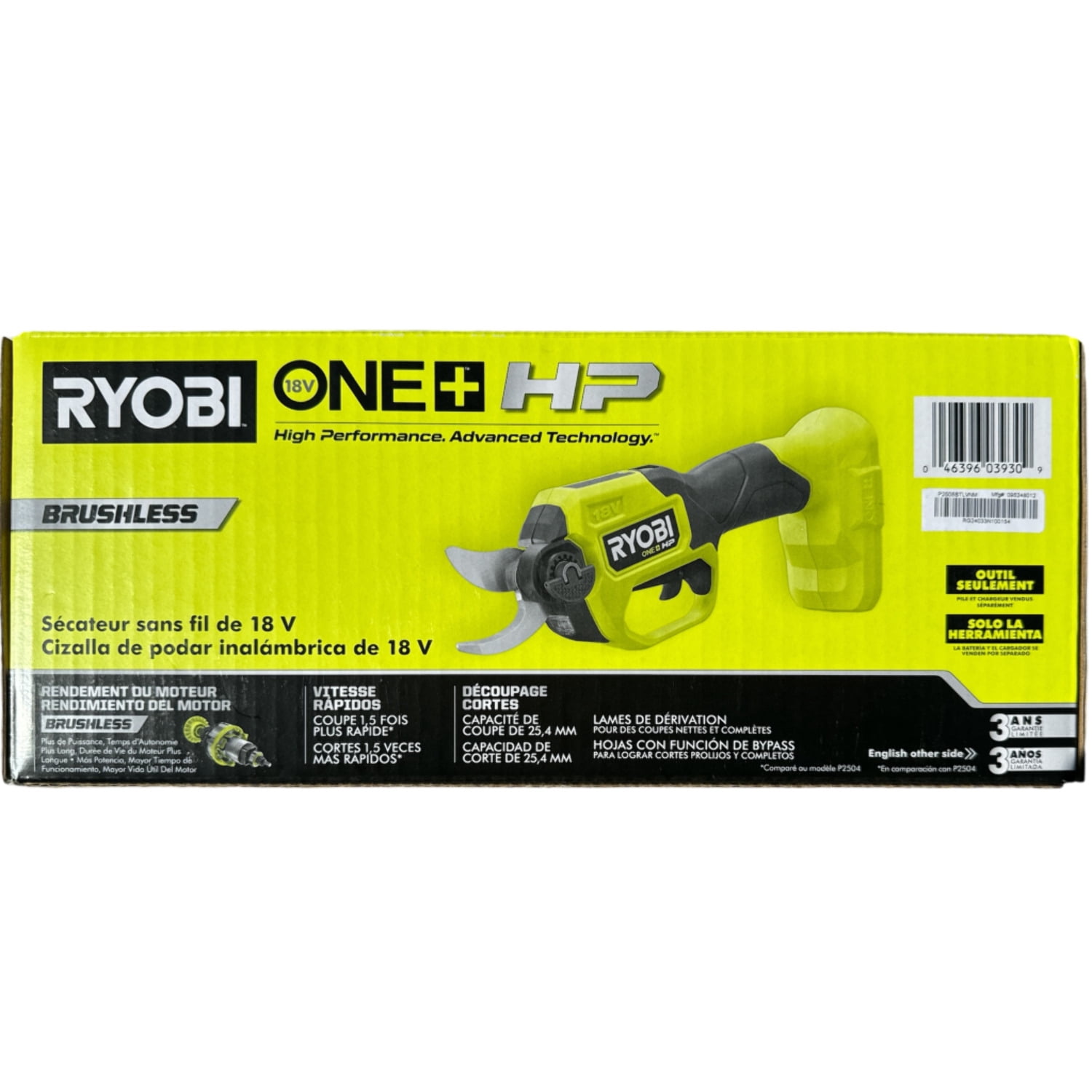 RYOBI ONE+ HP 18V Brushless Cordless Pruner (Tool Only)
