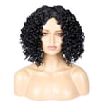 thumbnail image 3 of Ganfancp Peluca Negra Pequeña Rizada Mujer Cubre Pelo Adornos Fiesta Protector Ofertas Del Día Sólo En Línea 1X Pelucas, 3 of 7