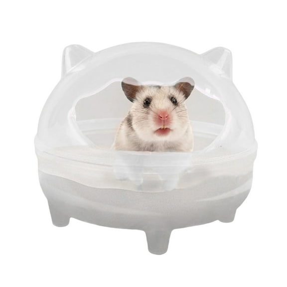 Primegos Hamster Bathtub,Hamster Bathroom ,Sand Bath Container Small Animals Sandbox Dust Bathtub Hamster Bed for Cage Accessories