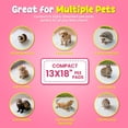 thumbnail image 5 of FPN Puppy Pads Pink , 18X13 in 100Pack, Pet Toilet Training Pad Ultra Absorbent, Leak-Proof  for Puppies, Pee pad for Dogs & Small Pets 5-Layer Protection, 5 of 10