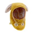 thumbnail image 4 of Gorro de invierno para niños, cálido, resistente al viento, con cinturón protector, máscara para niños y niñas, bufanda gruesa que cubre la cara, gorro integrado, 4 of 6
