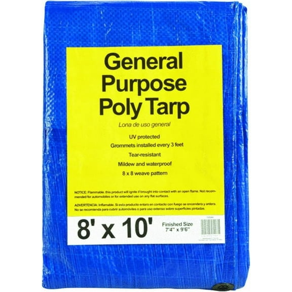 Do it Best 725264 All-Purpose Poly Tarpaulin, Blue
